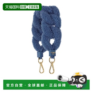 FENDI 蓝色 女士配饰 AW2024 徽标肩带 8AV937ALMNF1PPL 1h可退
