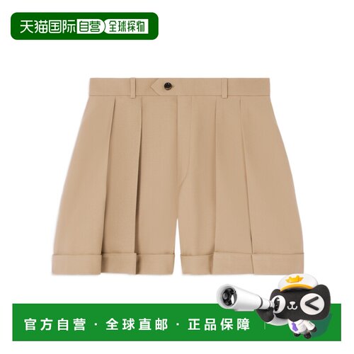 CELINE 女士短裤 RP0W6677Z03DS AW2026 花色 羊毛阔腿短裤