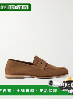 1h可退 潮奢 mr p 男士 绒面革乐福鞋 MPF251047D377(COGNAC)男鞋