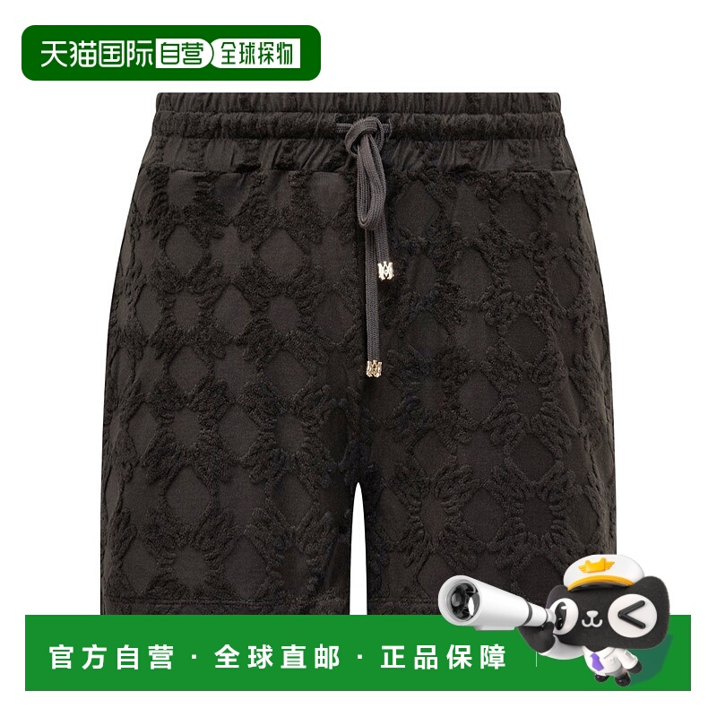 1h可退 AMIRI 女士短裤 AWJYSH1014001 AW2025 黑色 MA Quad Towe