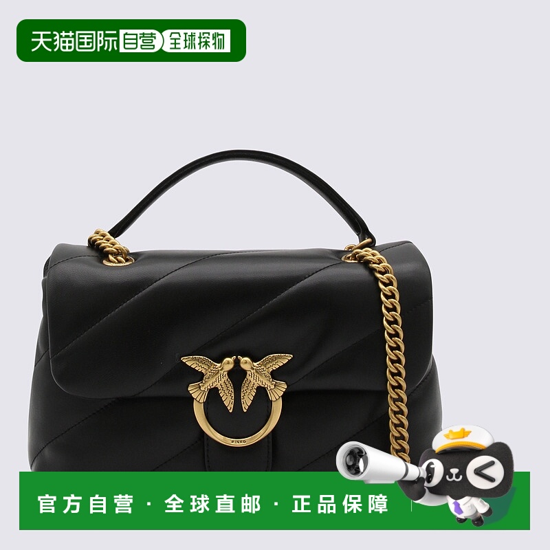 1h可退 PINKO 女士斜挎包 100038A0F2Z99Q CO 黑色 Love Classic