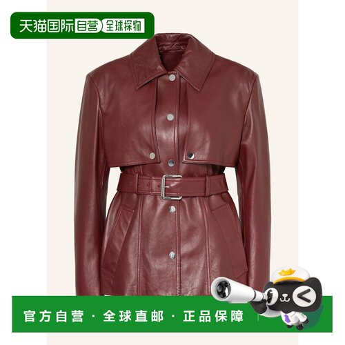 SPORTMAX 女士夹克 100306507018000 CO 红色 TENZONE Leather Ja