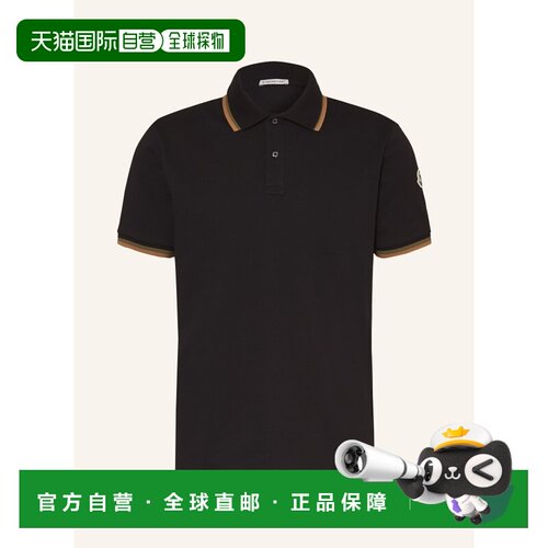 MONCLER 男士T恤 100310745113000 CO 深蓝色 pique polo shirt