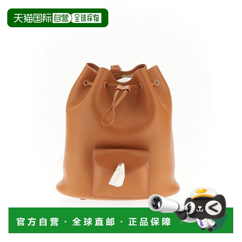 1h可退 潮奢 Loro Piana 诺悠翩雅 女士 Extra L27 抽绳皮革背包