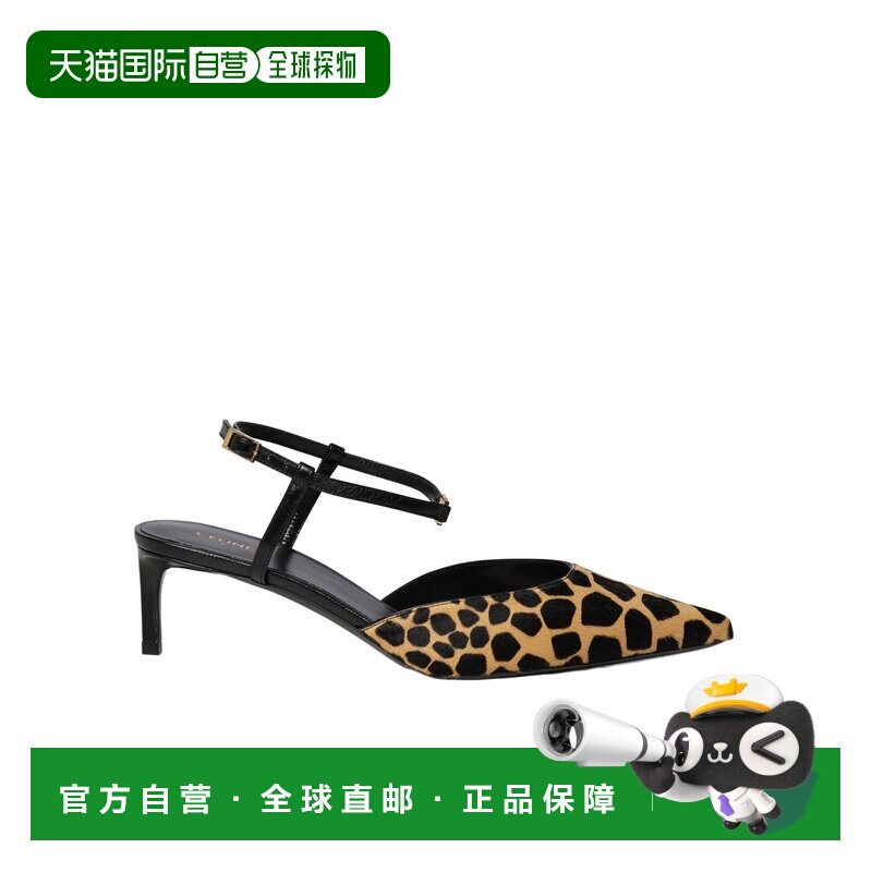 CELINE 女士凉鞋 34787461138NB AW2024 黑色 尖头高跟凉鞋女鞋
