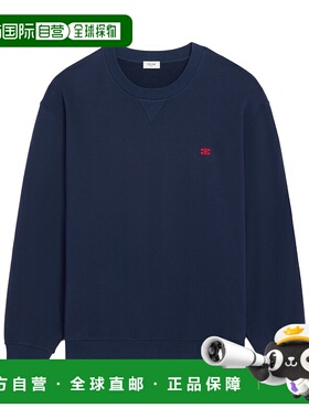 CELINE 男士卫衣 RY0GA510ZGBL7 AW2025 蓝色 长袖卫衣