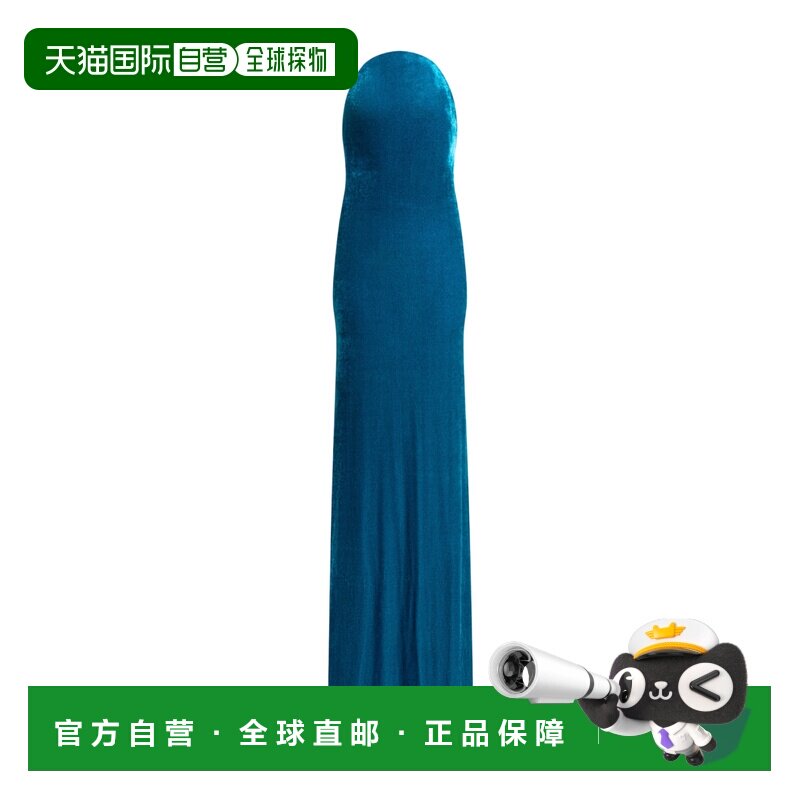 ALAIA 女士连衣裙 AA9R2817J071C531 SS2026 蓝色 无袖连衣裙长裙