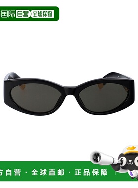 JACQUEMUS 女士太阳镜 JAC4C1SUN01 AW2025 黑色 OVALO