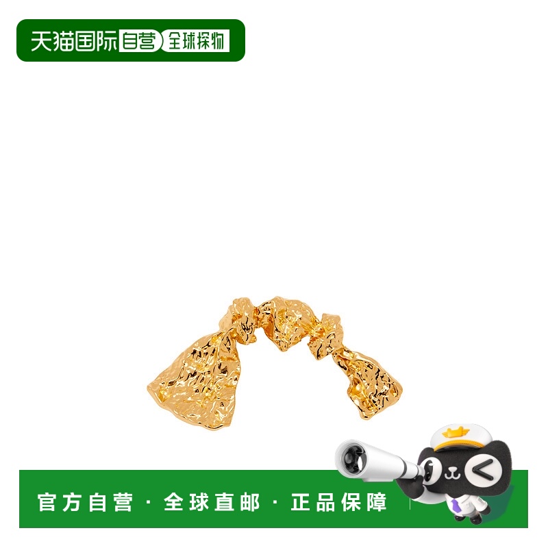 1h可退 LOEWE 女士项链 JJL3245X028130 AW2024 金色 BoWED Tie胸