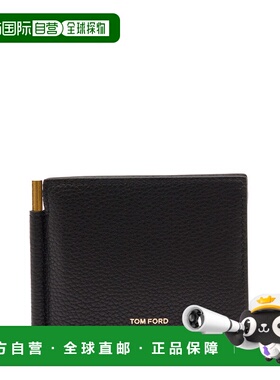 1h可退 潮奢 Tom Ford 汤姆 福特 男士 黑色皮革钱包 Y0231LCL158