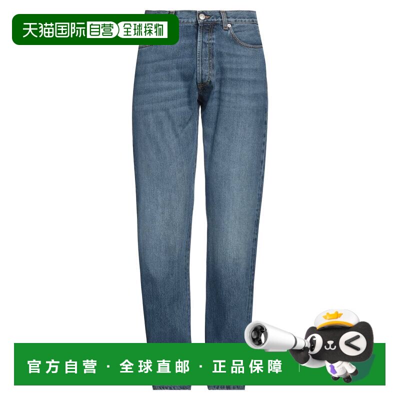 mcqueen 亚历山大 麦昆 男士 直筒裤 blue蓝色 舒适时尚牛仔
