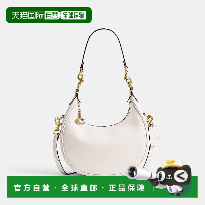 1h可退 COACH 女士单肩包 CBG16B4HA AW2025 米白色蔻驰