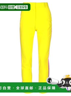 1h可退 潮奢 Msgm 女士 休闲长裤 yellow黄色 舒适时尚直筒裤