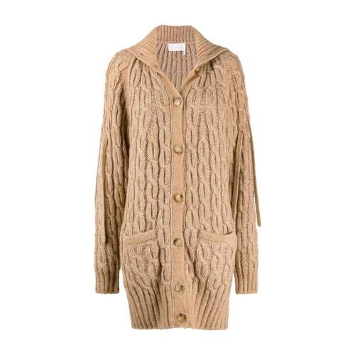 CHLOÉ 女士针织衫 C20WMM0260080X AW2020 花色 可折叠高领开衫