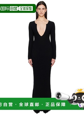 1h可退 潮奢 AYA MUSE 女士 黑色 Beru 连衣裙 AMR2523包臀裙长裙