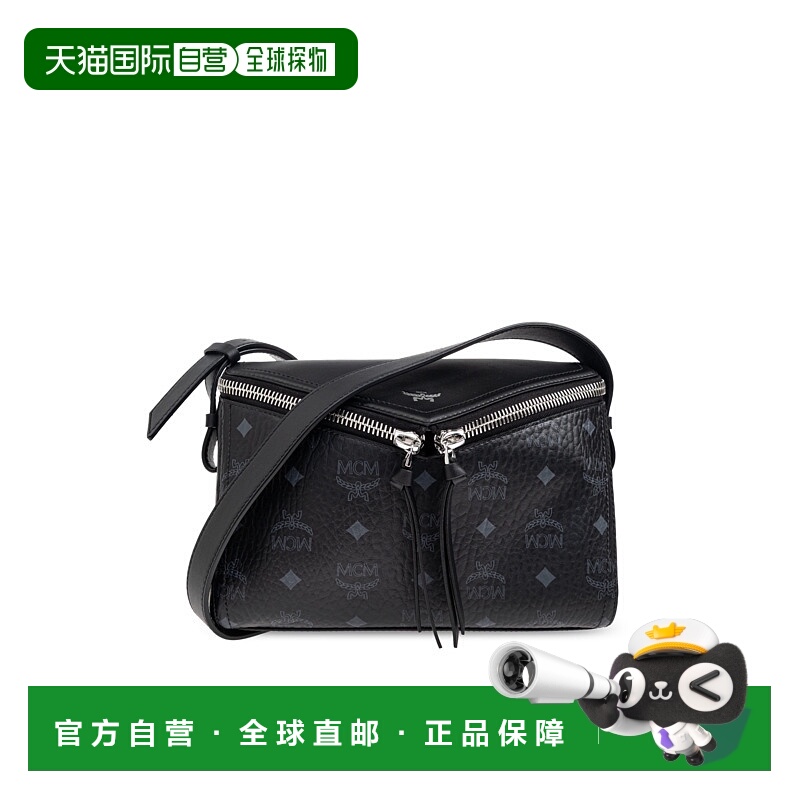 1h可退 MCM 女士斜挎包 MWSEAAK040BK AW2025 黑色 Shoulder bag