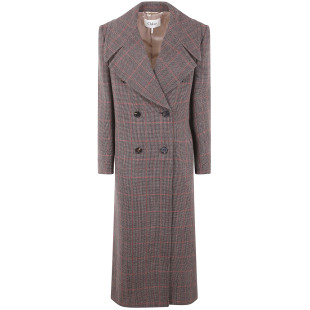 女士外套 翻领长袖 CH25AMA5109793C 棕色 大衣 AW2025 CHLOÉ