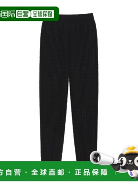 GIVENCHY 男士休闲裤 BM512V4YB3001 AW2022 黑色卫裤运动裤