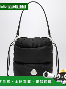 1h可退 潮奢 Moncler 盟可睐 女士 Caradoc 黑色水桶包 5I00002M6