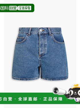 1h可退 潮奢 CLAUDIE PIERLOT 女士 牛仔短裤 CFPSH00231DENIMMID
