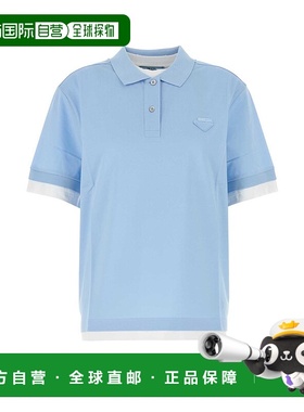 PRADA 女士T恤 39586SOOO1736F0012 AW2025 浅蓝色