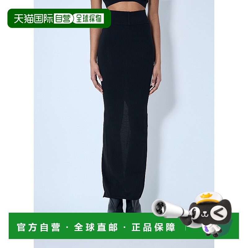 1h可退 潮奢 rick owens 瑞克 欧文斯 女士 羊毛针织长半身裙 RO0