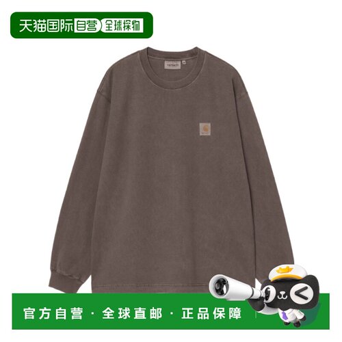 CARHARTT WIP 男士T恤 I03077947GD AW2026 棕色 长袖 Vista T恤