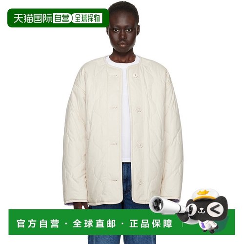 1h可退 潮奢 ISABEL MARANT 女士 米色 Nesmae 双面大衣 MA0251FA