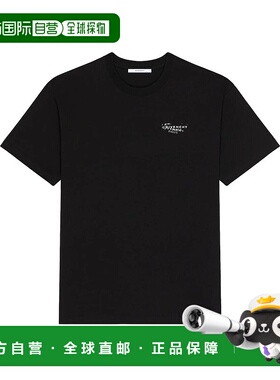 GIVENCHY 男士T恤 BM71NK3YSA001BLACK SS2026 黑色