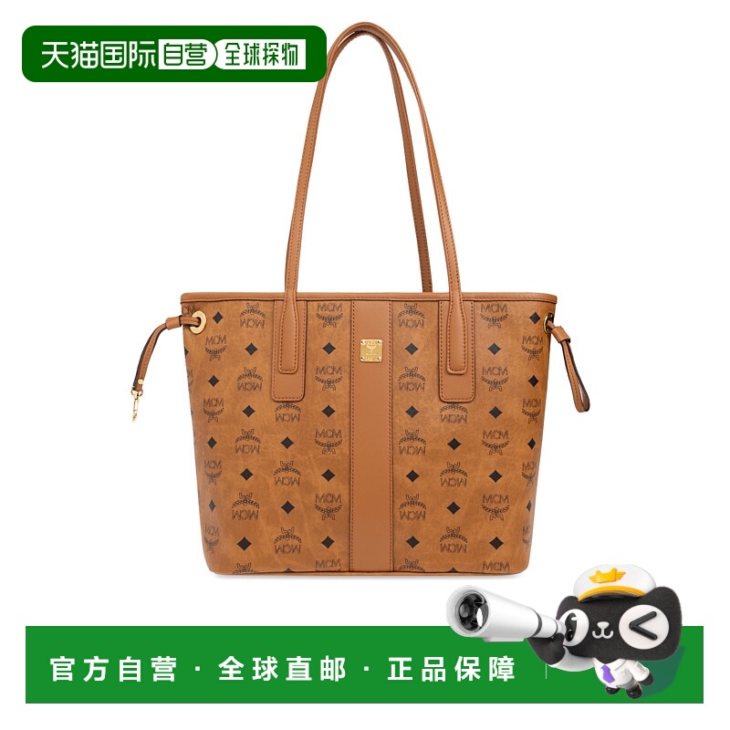 MCM 女士手提包 MWPEALR060CO SS2025 棕色 shopper type bag