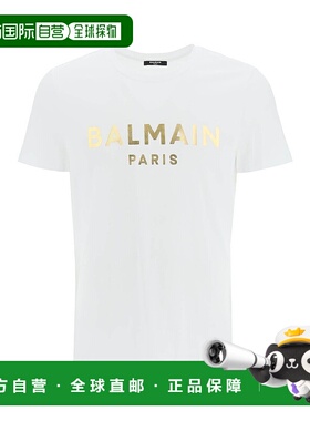 BALMAIN 男士T恤 YH1EF000BB29GAD CO 白色 T-SHIRT短袖男装
