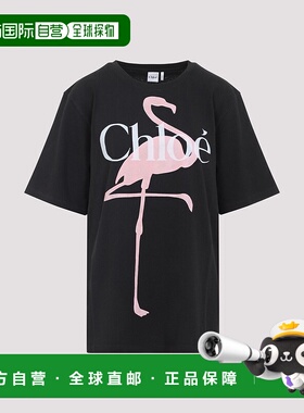 CHLOÉ 女士T恤 CH26SJH20807070 SS2026 黑色女装