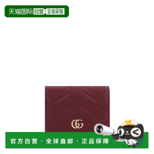 GUCCI 女士钱包 466492DTDHV6207 CO 红色卡包