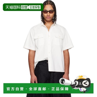 1h可退 潮奢 Sacai 男士 白色 Light Weight 牛仔衬衫 2603929M
