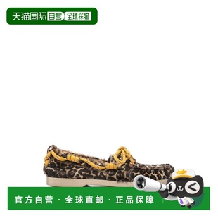 1h可退 潮奢 GOLDEN GOOSE 女士 CRUISE 豹纹小马皮远足灯芯绒乐