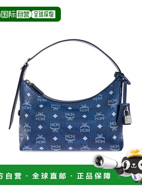 MCM 女士斜挎包 MWHESTA0101F AW2025 深蓝色 Shoulder bag手提包