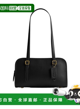 COACH 女士手提包 CM565B4BK AW2023 蔻驰 黑色拉链单肩包