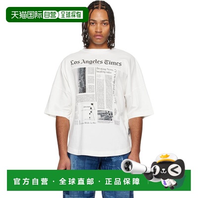 1h可退 潮奢 Palm Angels 棕榈天使 男士 灰白色 LA Times 联名 N