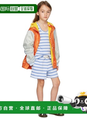 1h可退 潮奢 tinycottons 女童 蓝色条纹儿童背心童装 SS22080