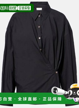 1h可退 潮奢 Lemaire 女士 扭曲棉质真丝衬衫 SH1141LF1500