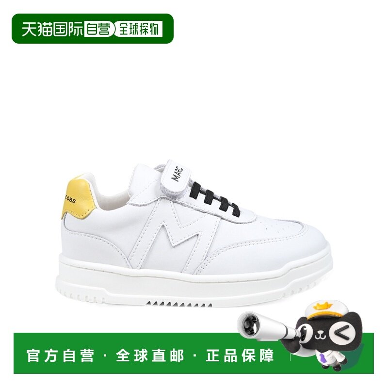 MARC JACOBS 男童休闲鞋 W6056010P SS2025 白色 圆头低帮休闲运,童鞋/婴儿鞋/亲子鞋,运动鞋,淘宝优惠券,粉丝福利购,淘宝优惠卷