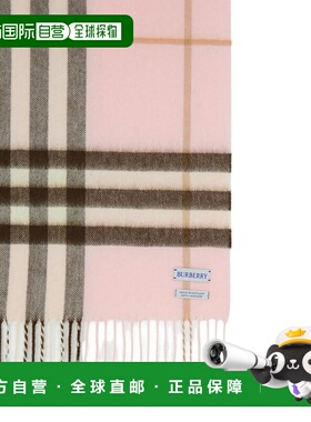 BURBERRY 女士围巾 8113947C2902 AW2025 粉红色 A:MU GIANT CHK