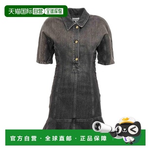 AW2024 J1539006 黑色 Tint dress GANNI Edge 女士连衣裙