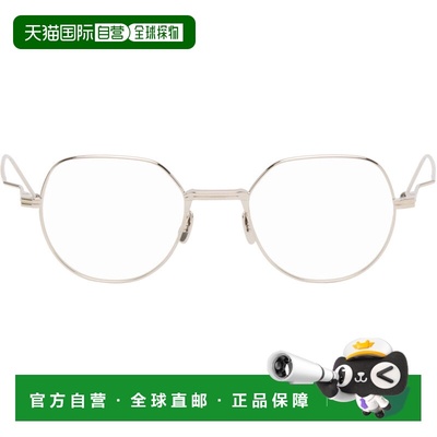 1h可退 潮奢 Thom Browne 汤姆 布朗 男士 银色 Titanium Round