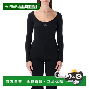 潮奢 Diesel 迪赛 女士 Oval-D 長袖羅紋上衣 A199090JMBA针织衫