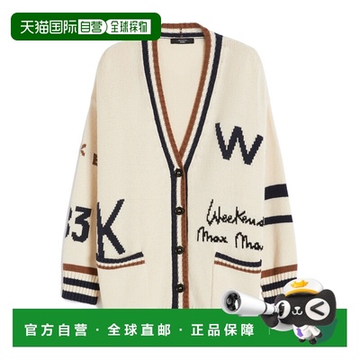 1h可退 MAX MARA 女士针织衫 5341066106004 SS2026 白色 大款棉
