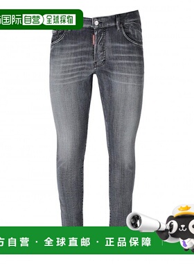 DSQUARED2 男士牛仔裤直筒裤 AW2023 S74LB1389S30503900BLACK