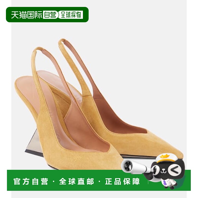 1h可退 潮奢 The Attico 女士 Cheope 绒面革坡跟鞋