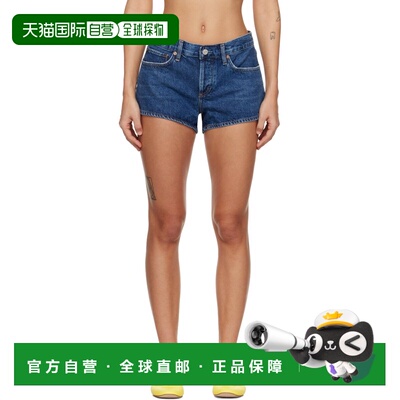 AGOLDE 女士 蓝色 Low-Rise Parker 牛仔短裤 A9246B1371ENAMOUR
