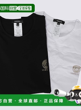 VERSACE 男士T恤 AU10193A232741A225E 范思哲男装白色CO